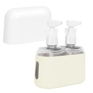 Imagem de Pacote com 2 garrafas de viagem aprovadas – Recipientes de higiene de silicone à prova de vazamento para xampu, condicionador e sabonete líquido | Kit essencial de avião de conformidade 3-1-1 |