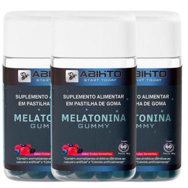 Imagem de Melatonina em Gomas Abihto c/60 Gummy Kit c/3