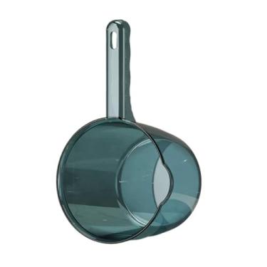 Imagem de Concha de sopa Colher de água colher cozinha doméstica longa plástico grande criativa aprofundada(Blue)