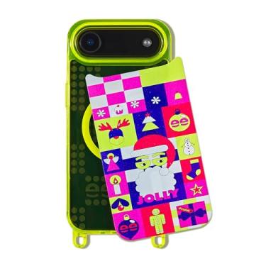 Imagem de SteepLab Capa Freehand + conjunto de capa de lona para iPhone 17 Air - capa transparente pronta para cordão com placa traseira magnética intercambiável (luz e alegria)