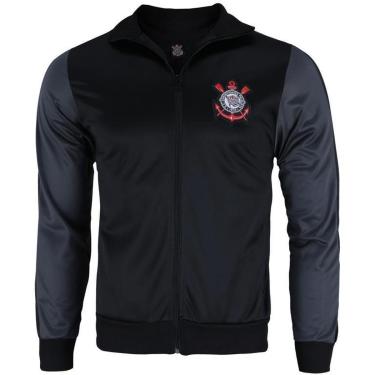 Imagem de JAQUETA MASCULINA TRILOBAL CORINTHIANS FRANK PRETA-Masculino