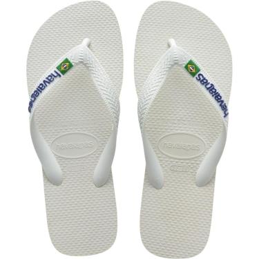 Imagem de Chinelo Dedo Infantil Unissex Casual Dia a Dia Passeio Praia Havaianas Brasil Logo-Unissex
