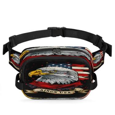 Imagem de Pochete de animais flamingo floresta para mulheres e homens com alça ajustável bolsa de cinto bolsa transversal bolsa de peito bolsa tiracolo bolsa tiracolo bolsa tiracolo, Cor 7