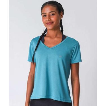Imagem de Blusa Feminina Fitness Dry Fit Marisa Azul-52019, Azul, G
