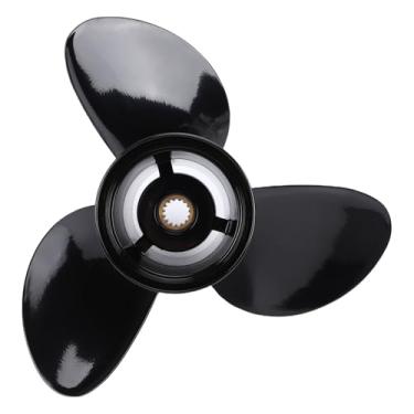 Imagem de Luocute Hélice de Barco, Substituição de Hélice de Motor Externo de Liga de Alumínio de Passo 14,5x19 para Mercruiser Alpha One Gen I II, Com Balanceamento Dinâmico de Precisão, para