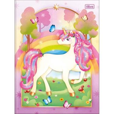 Imagem de Caderno Blink Unicórnio Universitário Brochura TILIBRA - 48 Folhas (1 Unicórnio)