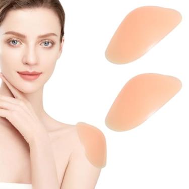 Imagem de Ombreiras invisíveis de silicone, ombro de silicone, blazer feminino e masculino (transparente)