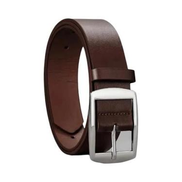 Imagem de Cinto De Couro PU Luxuoso Masculino Com Fivela De Metal, Cinto Designe