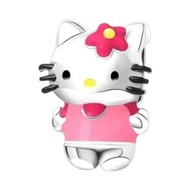 Imagem de Pingente De Charme Hello Kitty Kuromi Melody Frog Em Prata 925 Para Jo
