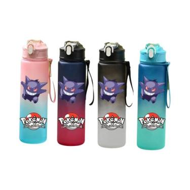 Imagem de Garrafa De Água Esportiva Pokémon Pikachu Charizard 800ML À Prova De V