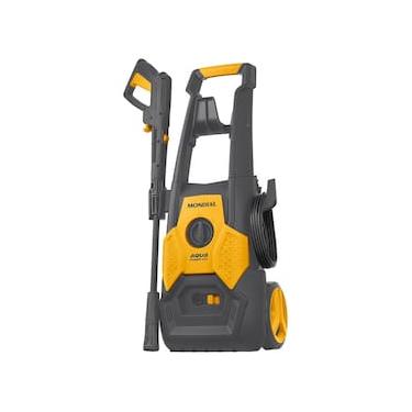 Imagem de Lavadora Alta Pressão Mondial Power III 1800W 2000 PSI 360L/h Mangueira 5m Detergente Amarela e Cinza