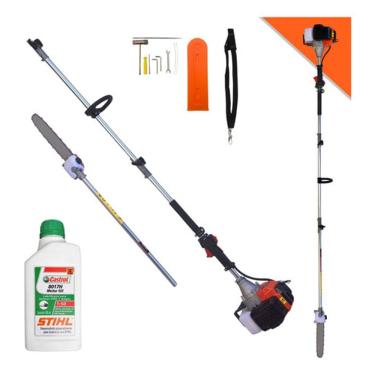 Imagem de Motopodador À Gasolina Way Iwpag2t52 + Óleo Stihl 2t