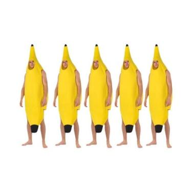 Imagem de Fantasia De Banana Para Crianças No Halloween, Traje De Fruta, Roupas 