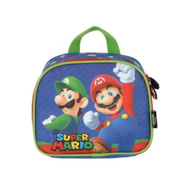 Imagem de Lancheira Térmica Luxcel Super Mario Bros Azul
