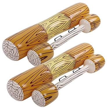 Imagem de Generic Brinquedo Amortecedor de água Inflável, Durável, Ecológico, Jogo Flutuante de Pvc para Festas na Piscina, Adultos, Crianças, Jangada, Log, Cor 2 Remo (#1)