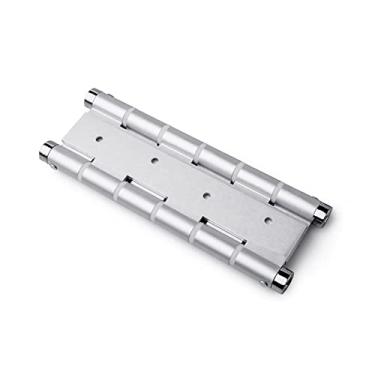 Imagem de Dobradiças 15 cm abertura dupla livre dobradiça de porta de mola dupla 360° dobradiça de porta de fechamento automático eixo de porta dobradiça dobrável de porta de madeira (cor: ouro)