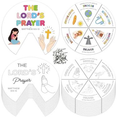 Imagem de AsodSway artesanato de papel religioso de natal para colorir artesanato de roda de criação, 72 cores sua própria oração roda de jesus cartões para colorir diy artesanato de arte religiosa da