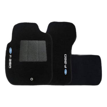 Imagem de Jogo De Tapete Automotivo F-250 2002 Carpete Forração