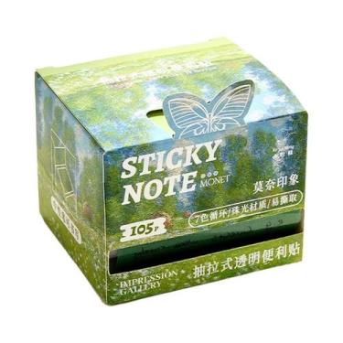 Imagem de Blocos De Notas Adesivas Com Cores Gradientes 105 Peças Em Caixa, Desi