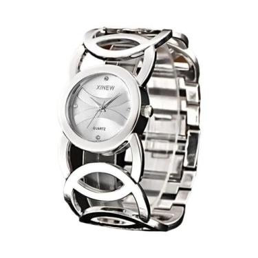 Imagem de Relógio De Quartzo Luxuoso Dourado Para Mulheres, Marca De Moda Casual