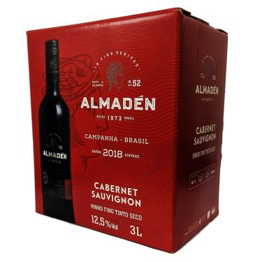 Imagem de VINHO ALMADÉN CABERNET SAUVIGNON TINTO BAG IN BOX 3LTS