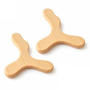 Imagem de Kit 2 Pantalas Massagem Modeladora Corporal Redução Medidas Madeira - 