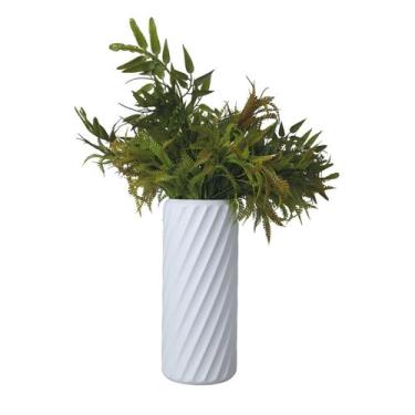 Imagem de Vaso Alto Mesclado - Adornos - Galanta, Branco
