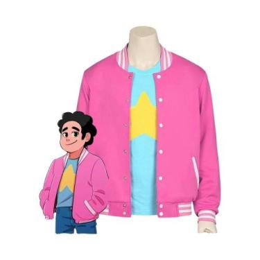 Imagem de Fantasia De Cosplay Do Menino Anime Steven Universe Azul E Rosa, Jaque