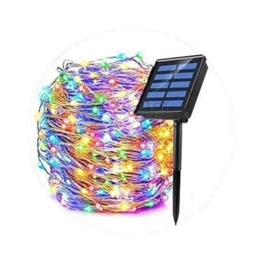 Imagem de Luzes LED Solares À Prova d'Água Com 8 Modos, Luzes De Fada Para Decor