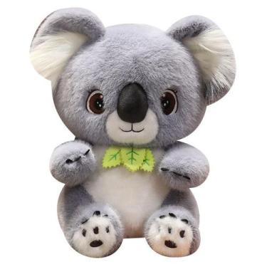 Imagem de Boneca de pelúcia Koala de pelúcia macia com folha de 45 cm para crian