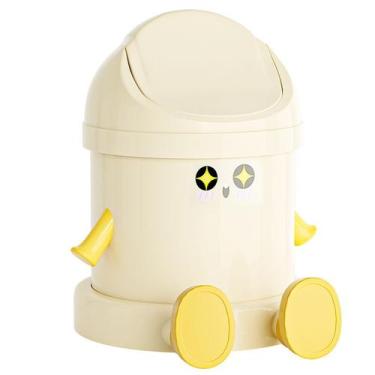 Imagem de Mini lixeira de mesa Cute Star Design Plastic 360g - taiyuanketanmaoyi