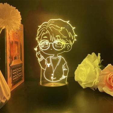 Imagem de Luz noturna USB 188 Boy Group Gu Qingpei com suporte de estatueta - ta