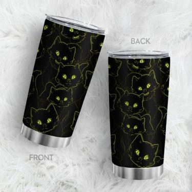 Imagem de Caneca de café de aço inoxidável Travel Tumbler Oasisdream 600ml