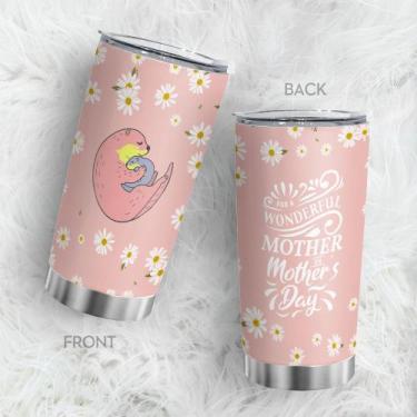 Imagem de Caneca de café Tumbler Oasisdream 600 ml com estampa de dragão