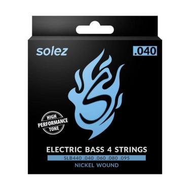 Imagem de Encordoamento Para Contrabaixo 4 Cordas Slb440 .040 Solez