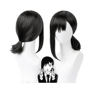 Imagem de Peruca Sintética Cosplay Anime Chainsaw Man: Reze, Angel Devil, Makima