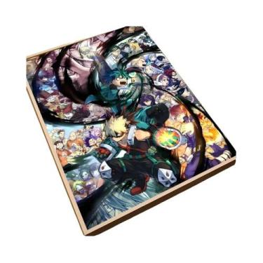 Imagem de Pôster Clássico My Hero Academia Midoriya Izuku Deku Adesivo Artístico