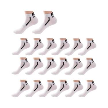 Imagem de Meias Masculinas De Malha Respirável, 30 Pares, Meias Esportivas Casua