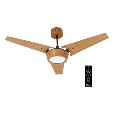 Imagem de Ventilador Teto Preto 122cm Controle Remoto 110v - Ventex