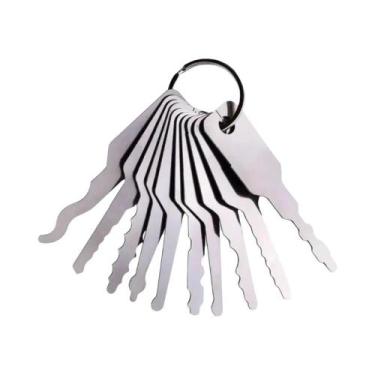 Imagem de Kit De Ferramentas De Abertura De Fechaduras Automotivas Com Revestime