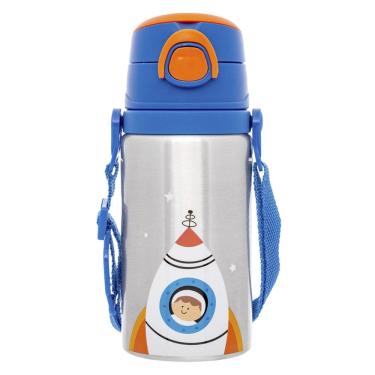 Imagem de Garrafinha de Alumínio com Canudo Buba Aventuras Astronauta