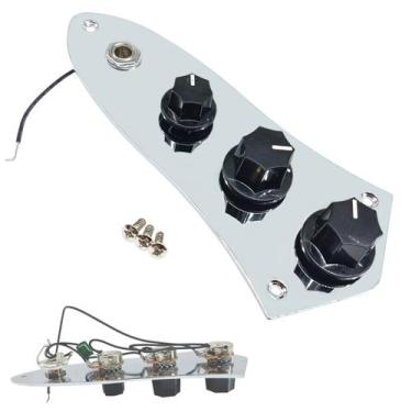 Imagem de Kit control plate eletrica baixo Jazz Bass completa pots MXP