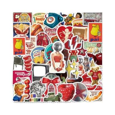 Imagem de Adesivos De Graffiti Retrô De Desenhos Animados Para Skateboard, Bagag