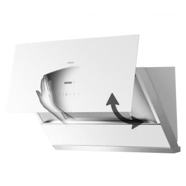 Imagem de Coifa de embutir ou parede 91cm Robam branca aço inox vidro temperado motor brushless 1...
