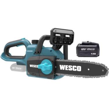 Imagem de Motosserra 18v 25cm C/ Bateria 4ah Wesco WS8304.9