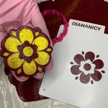 Imagem de Estêncil Diananicy Nº 290 - Cortador e Stencil Floral - D250426