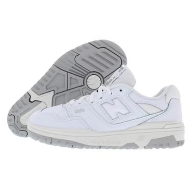 Imagem de New Balance Tênis masculino 550 PS tamanho 1,5, cor: branco, Branco, 14