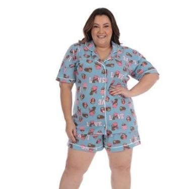 Imagem de Pijama Feminino Americano Plus Size Victory-Feminino