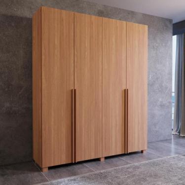 Imagem de Guarda-Roupa Solteiro BP 01 Bom Pastor, Nogal BP