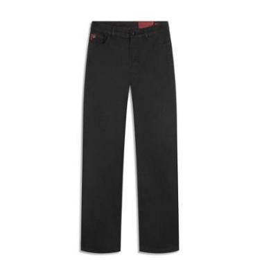 Imagem de Calça Ellus First Black Wide Amaciado-Feminino
